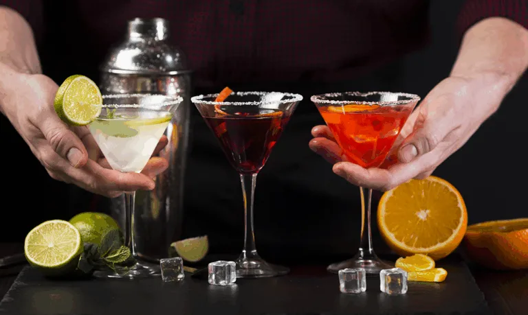 Menu degustação drinks