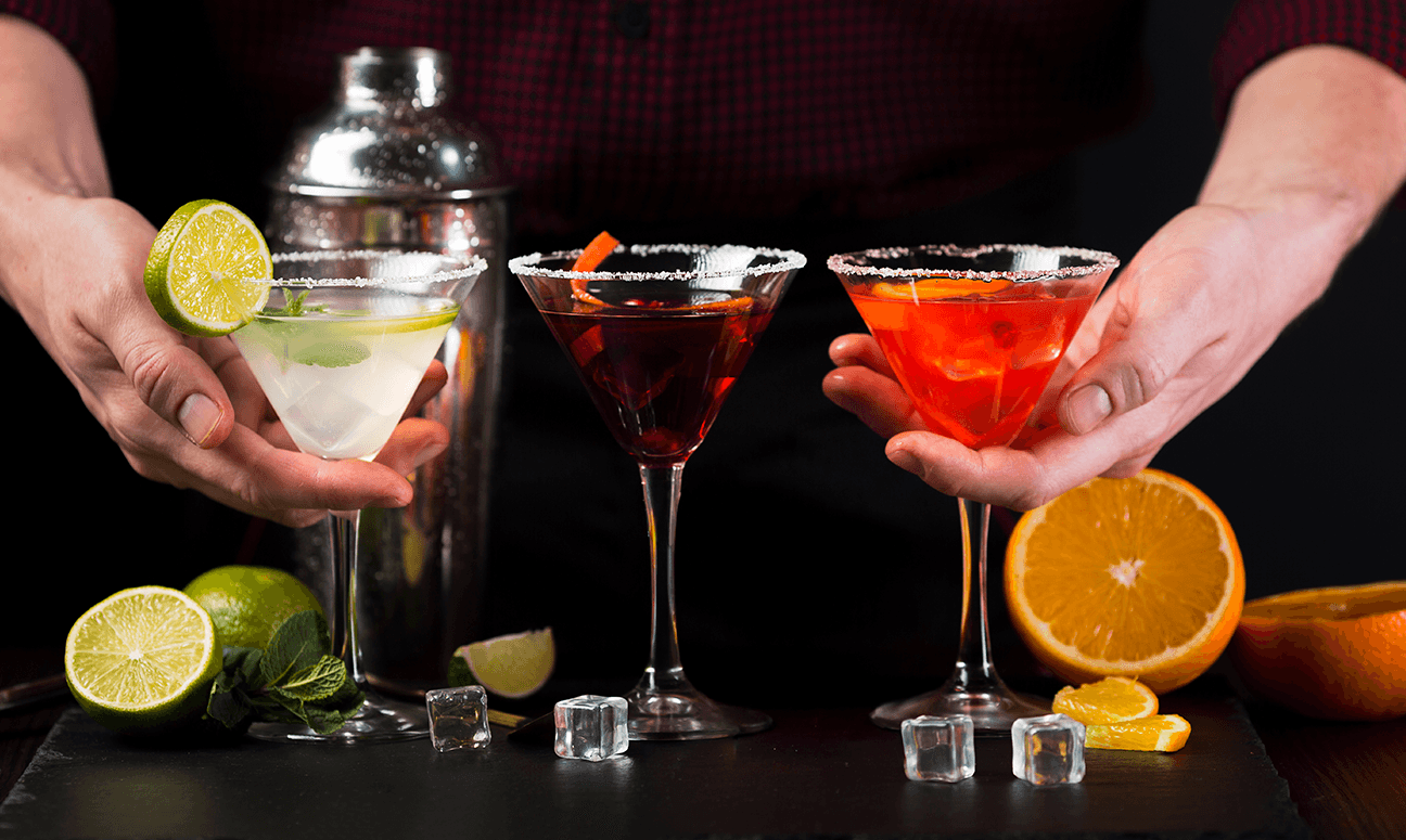 Menu degustação drinks